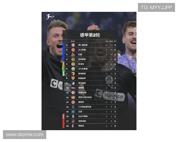 2024-2025赛季德甲积分榜最新动态及球队表现分析